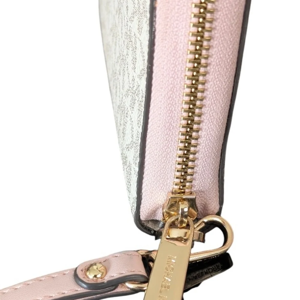 Michael Kors Signature Sinclair Md East West Grab Tote bag & Jet Set Wristlet